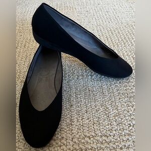 A2 by Aerosoles Size 12 Trend Right Flat Shoes Black Fabric VGC